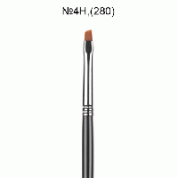 Кисть для дизайна Kodi №4Н (нейлон, скошенная, дер.ручка)